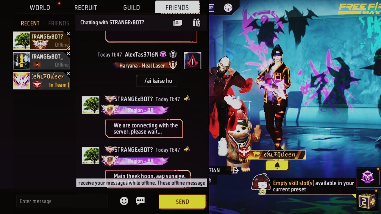 Free Fire GHOST BOT ID – Secret Finally REVEALED! 👻⚡#freefire#freefiremax