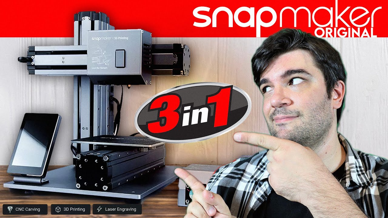 SNAPMAKER ORIGINAL Stampante 3D - Engraver e CNC tutto in uno!