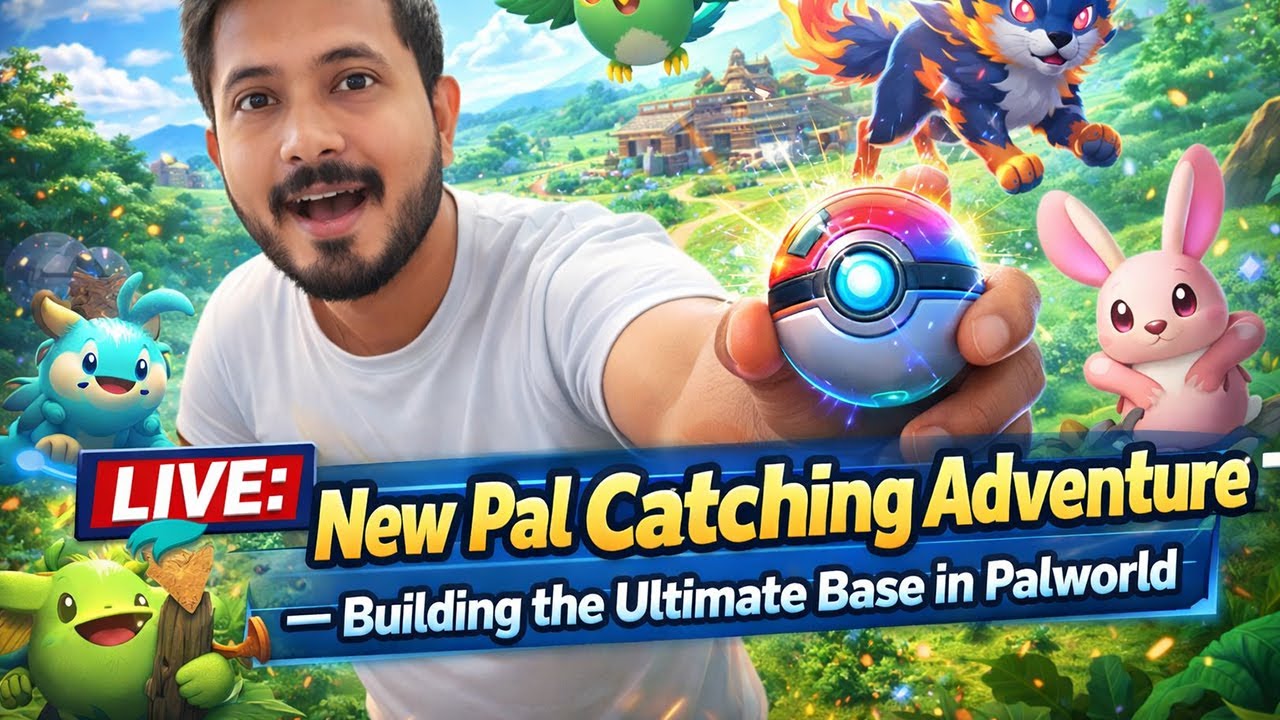 PALWORLD LIVE — Boss Fights, Exploration & Multiplayer Adventure