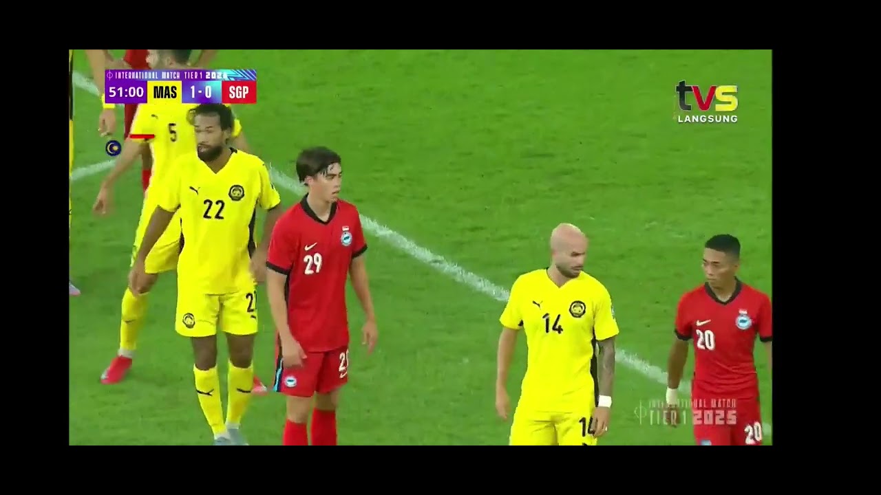 FULL MATCH | 2nd Half | Malaysia vs Singapore | Friendly Match | September 2025
