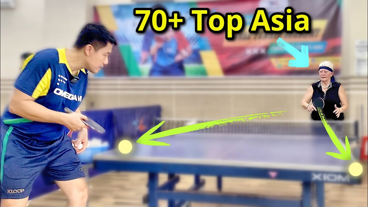 How to do Backhand Punch with long pimples against topspin