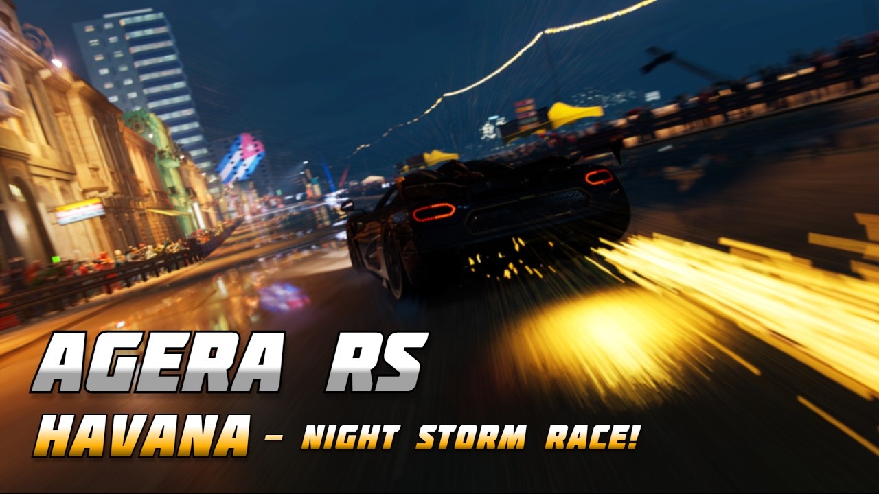 GRID Legends - Agera RS in Havana! Storm Night Race- 5 laps