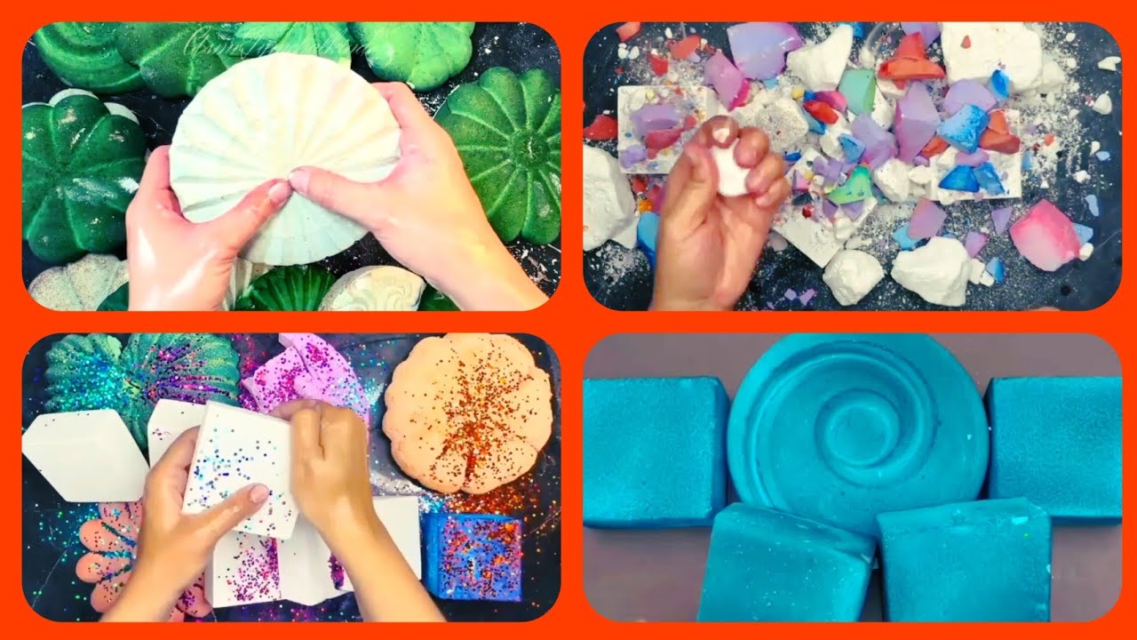 🎆🪩Mix Chalk Crushing #gymchalk #oddlysatisfying #asmr #satisfying #gymchalkasmr 