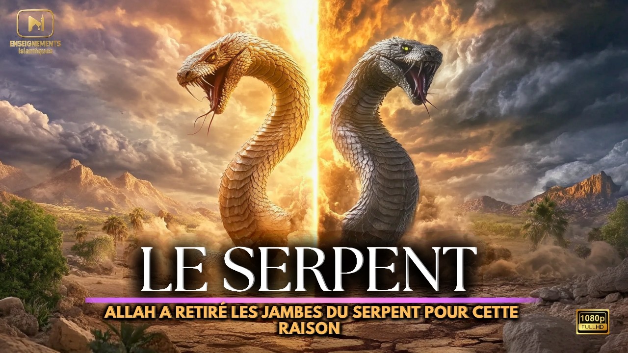 Pourquoi Allah a Retir&eacute; les Jambes du Serpent ? L&rsquo;Histoire Cach&eacute;e d&rsquo;Iblis et d&rsquo;Adam (AS)