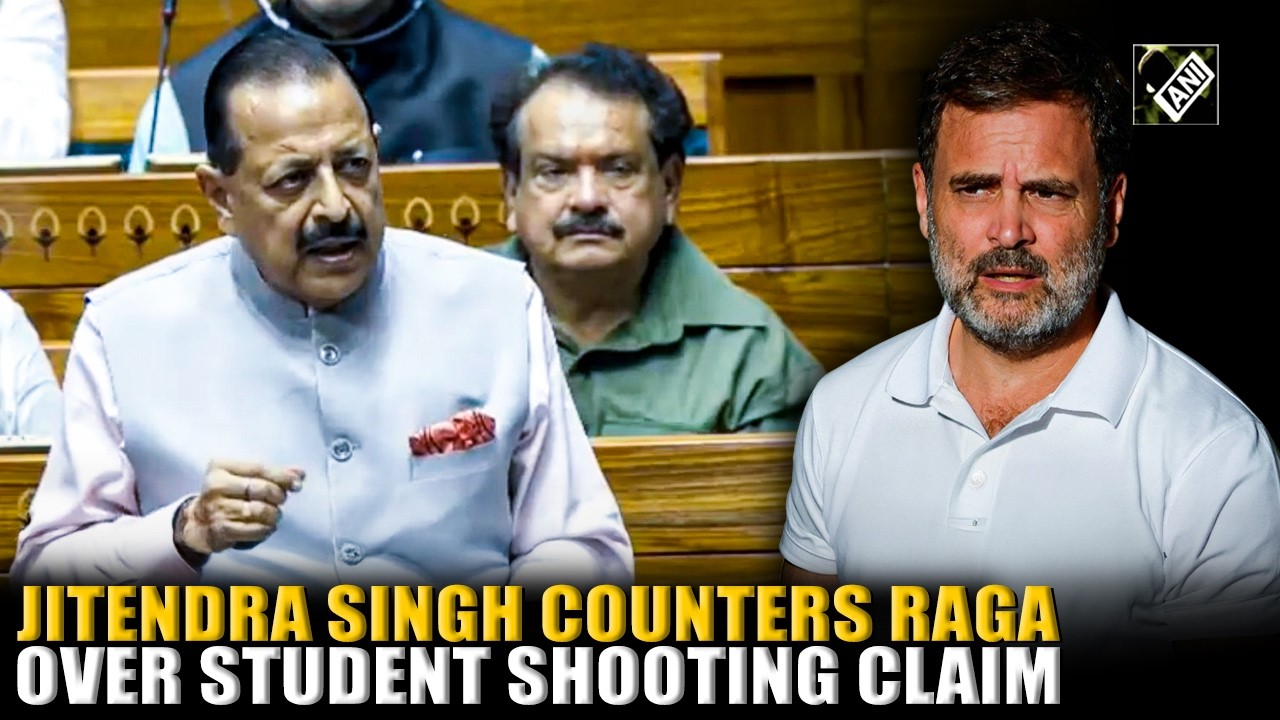 &lsquo;No bullet fired&hellip;&rsquo;: Union Min Jitendra Singh &lsquo;schools&rsquo; Rahul Gandhi on allegations against HM Shah