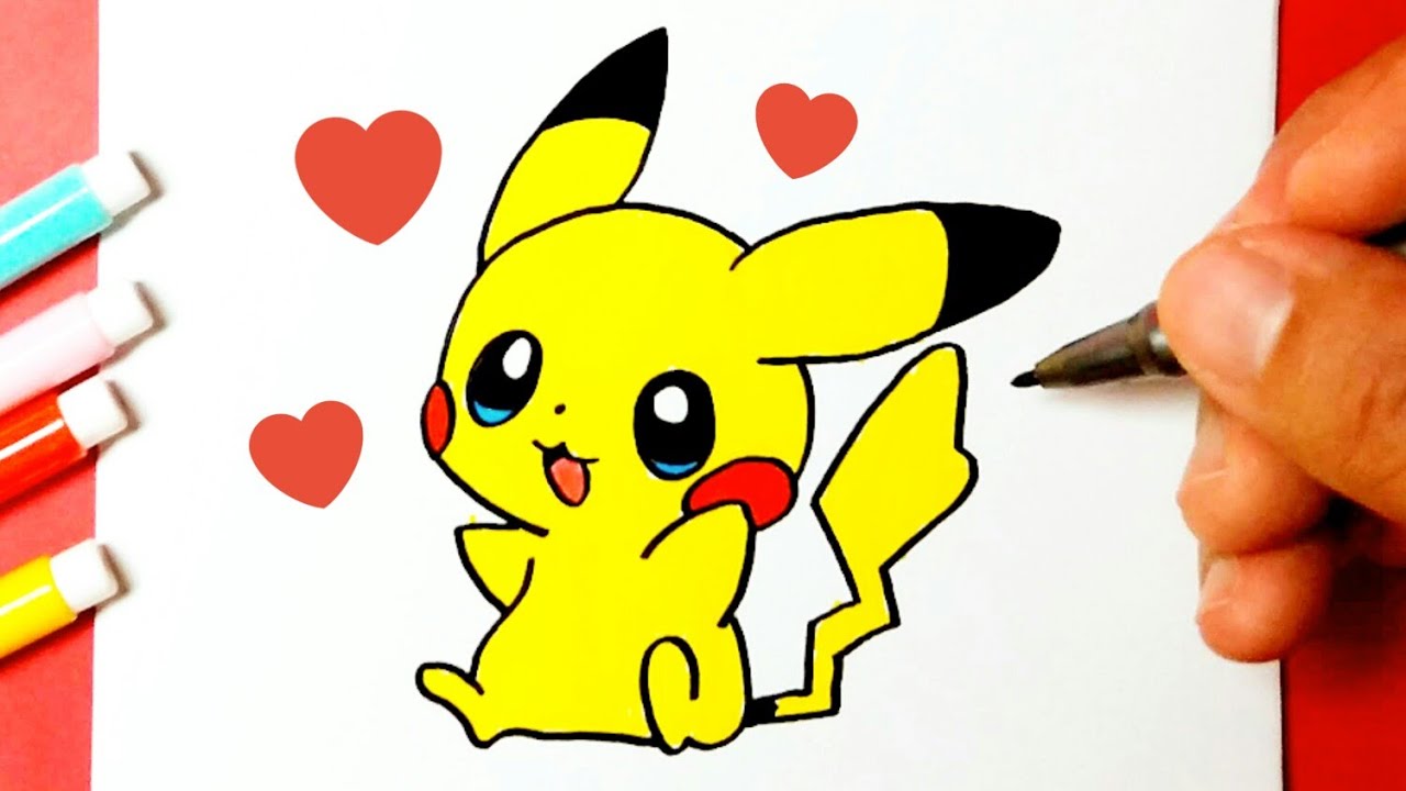 Как рисовать милых и милых покемонов PIKACHU ♥ Милые рисунки - рисовать, чтобы рисовать