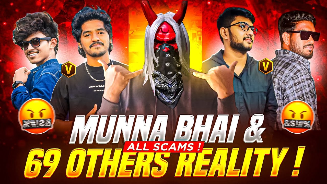 Munna Bhai Gaming & 69 Others Reality ✅ | Sidhu Gaming FF | All Scams Exposed 😡 | Surya 777 FF