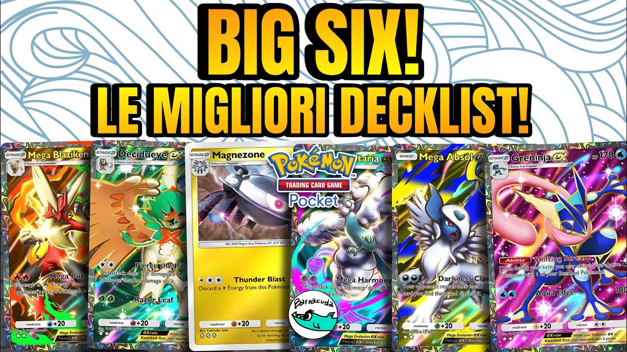 LE MIGLIORI VERSIONI DEI SEI MIGLIORI DECK DEL GIOCO! (CON VARIANTI)! Pokemon TCG Pocket!