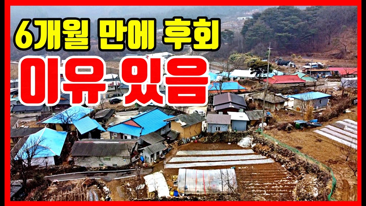 시골집 싸다고 갔다가... 6개월 만에 후회한 이유! 이걸 몰랐습니다. #착한부동산
