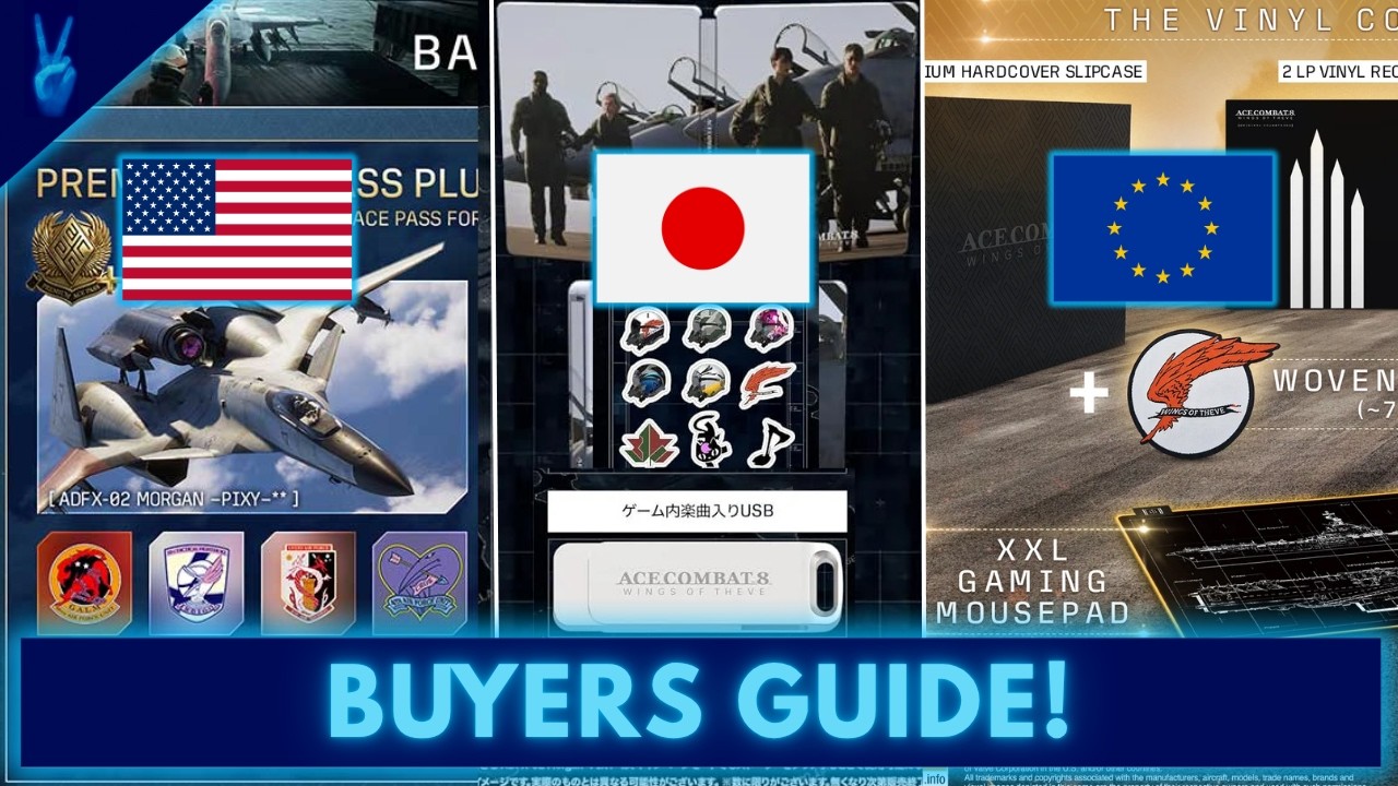 Ace Combat 8: Все региональные издания и бонусы за предварительный заказ: подробное описание