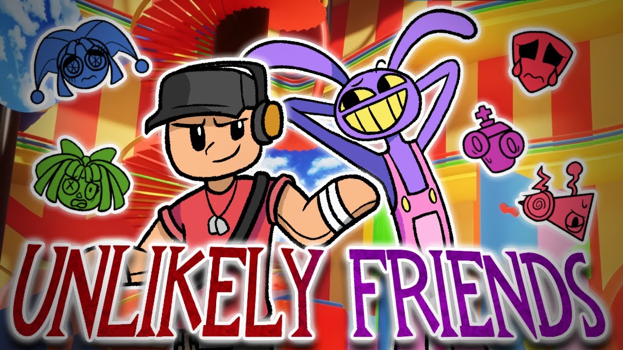 UNLIKELY FRIENDS // FNF UNLIKELY RIVALS MIX (TF2 and Digital Circus Cover)
