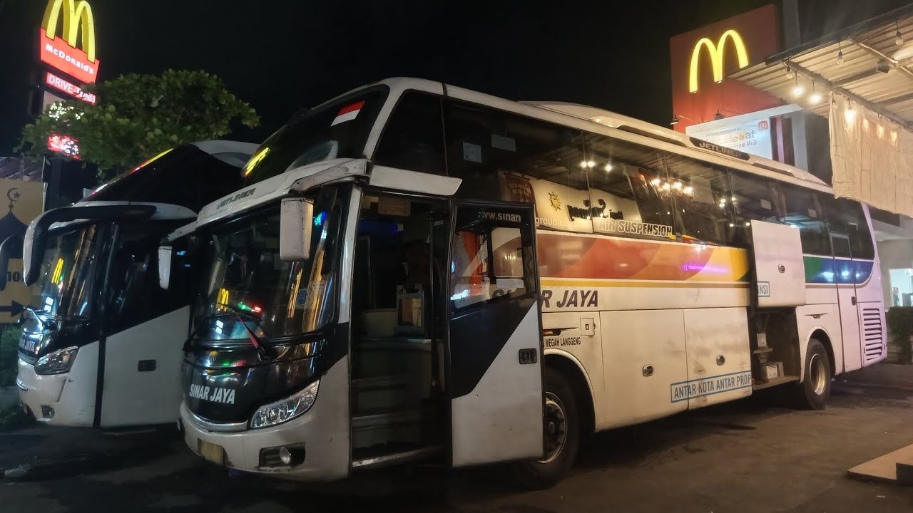 Naik Bus paling malam dari Tegal menuju Jakarta. Trip report bus sinar jaya terbaru