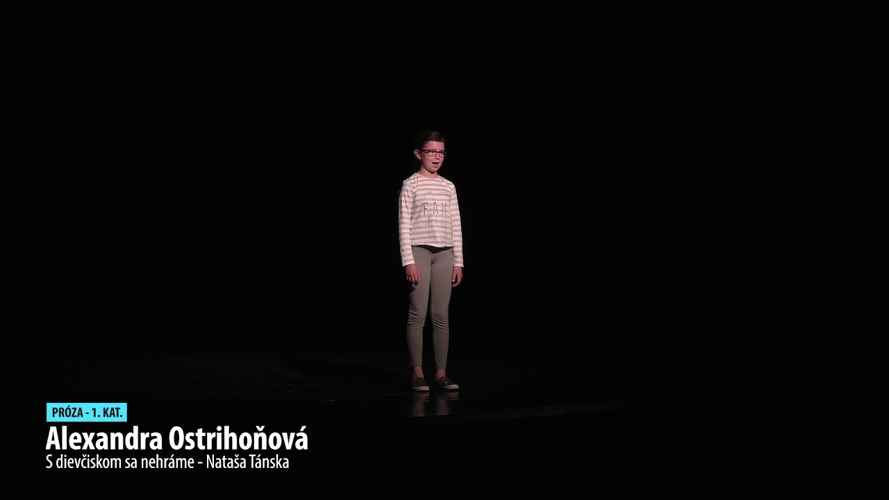 PR&Oacute;ZA   1  KAT    Alexandra Ostrihoňov&aacute;