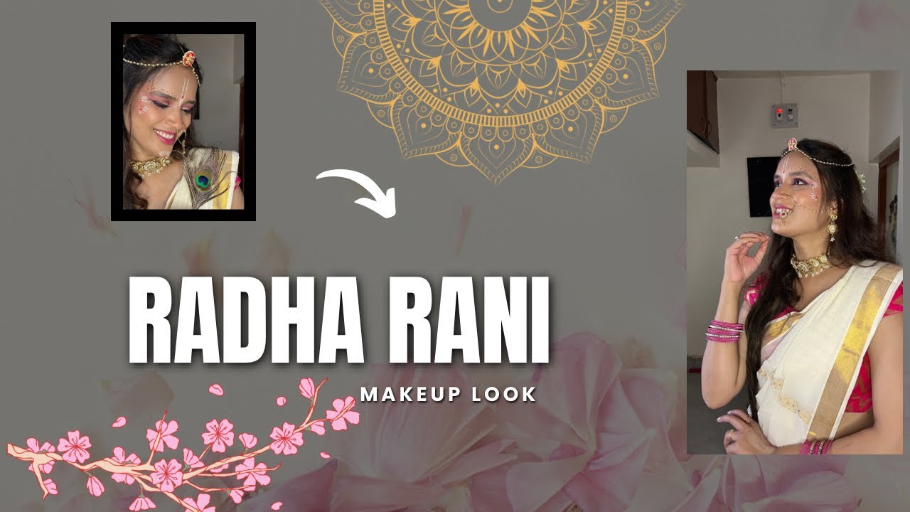 Radha Rani Makeup Tutorial | Janmashtami Special Step-by-Step Guide