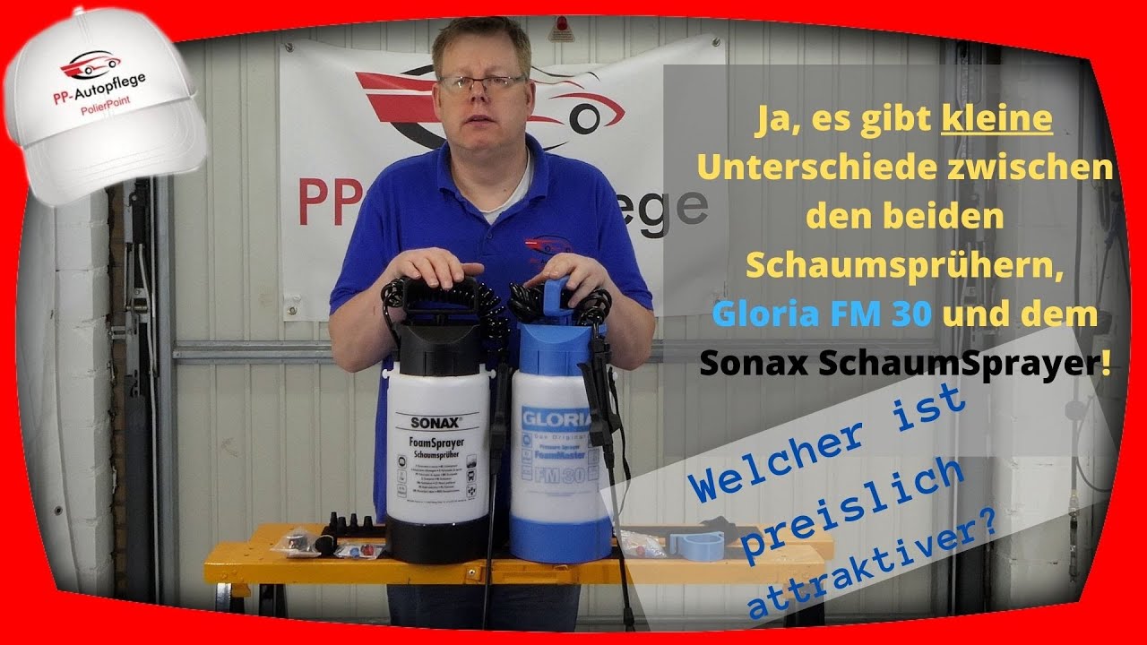 Gloria FoamMaster FM30 Vs. Sonax FoamSprayer Schaumsprüher 3l // Ja es gibt kleine Unterschiede! 🙃