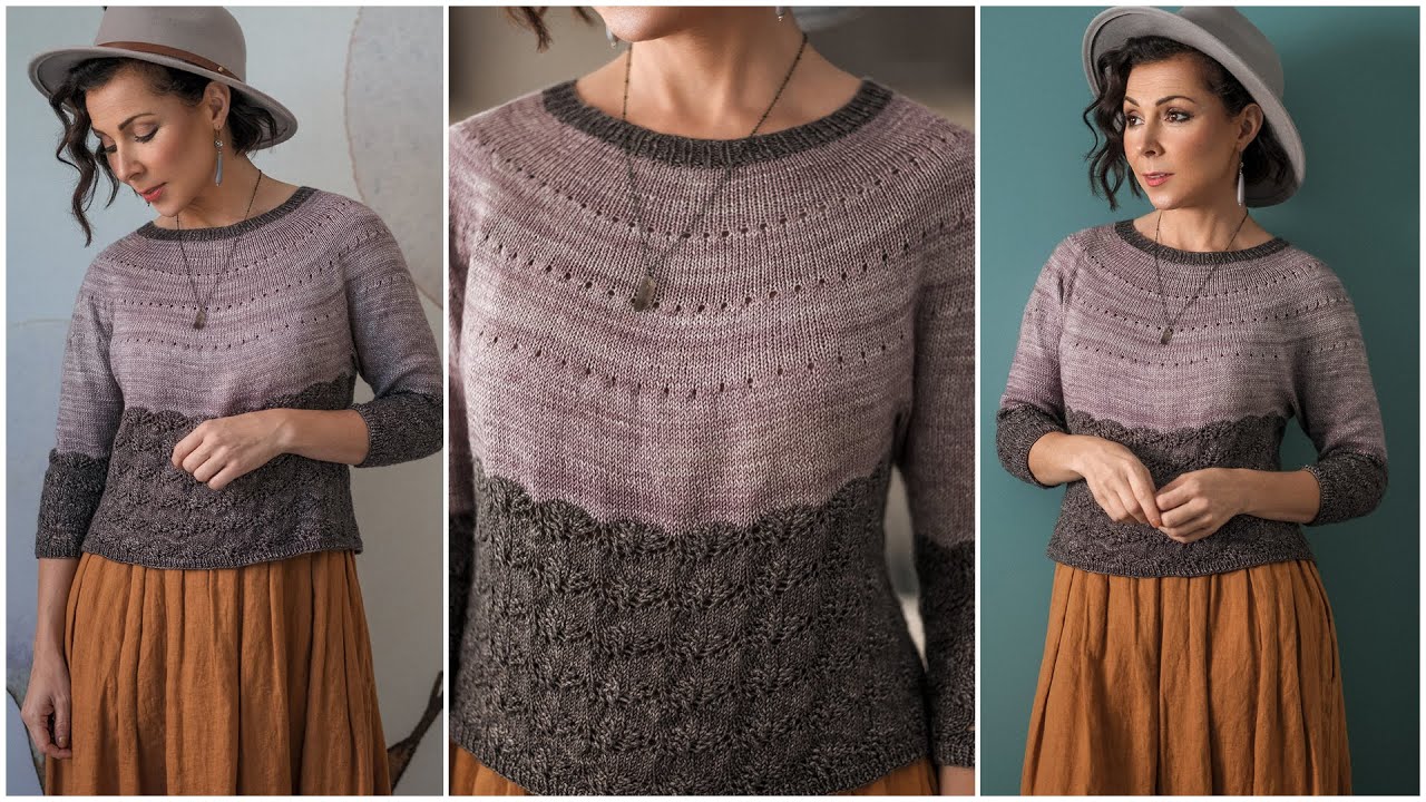 Step-by-Step: How to Knit the Easy Lace Stitches in the Spectacular Aravis Pullover!