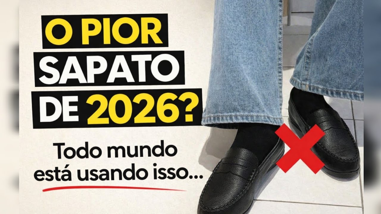 O CALÇADO QUE NÃO FICA BEM EM TODO MUNDO