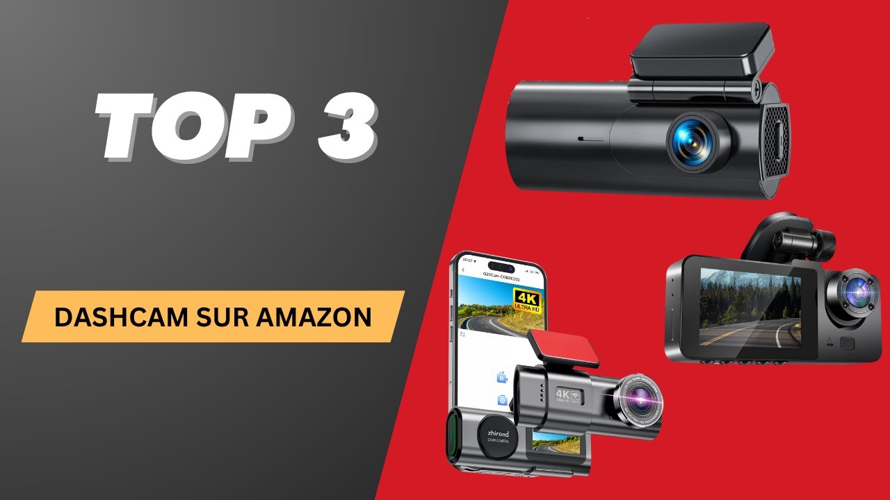 TOP:  3 Dashcam sur amazon (2025)