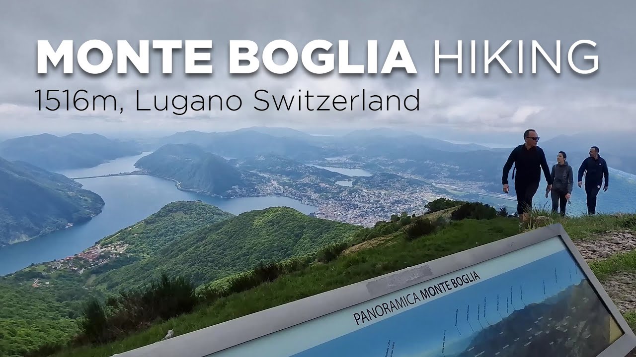 Hiking on Monte Boglia (1,516m) Lugano, Switzerland