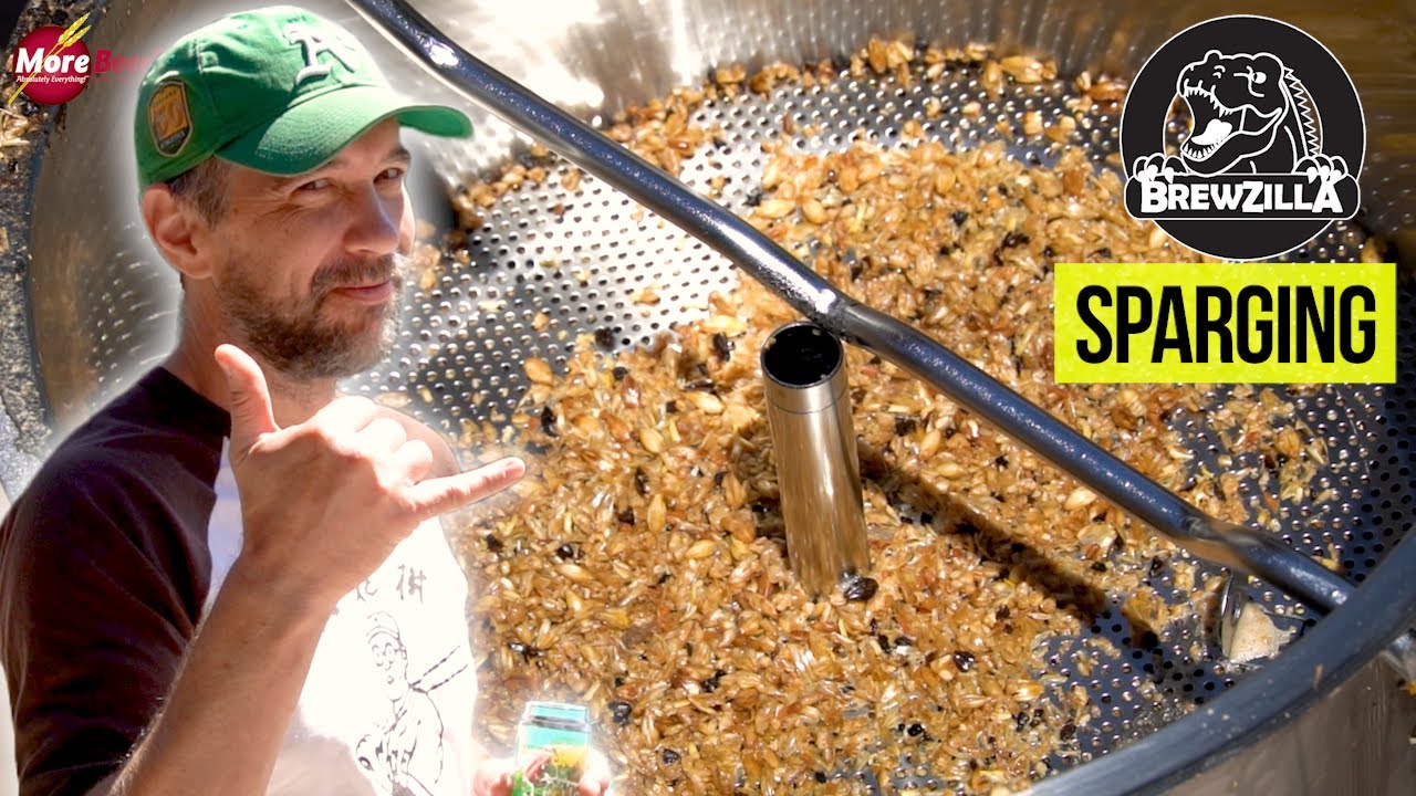 THREE PRO BREWERS SPARGING on the BREWZILLA | MoreBeer!