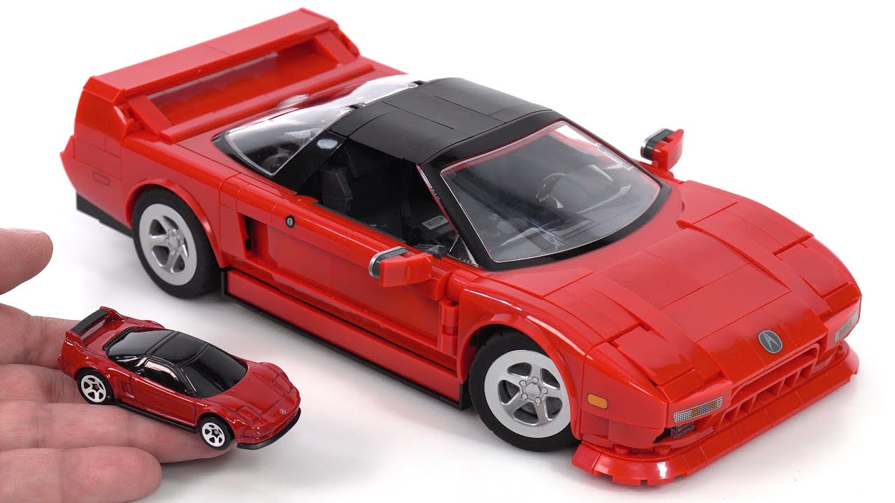Mattel Brick Shop Acura NSX review! 1/16 scale brick-build #NotSponsored JFT17