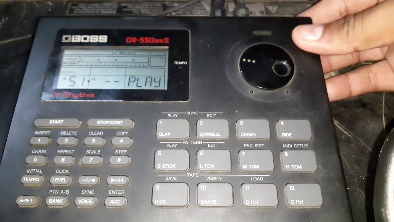 Boss DR-550 MK ll Dr. Rhythm programar ritmo. - #AldoLaNuevaJuventud