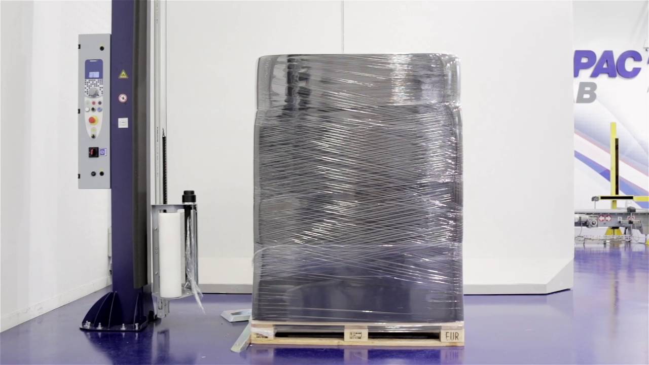 Robopac - Masterwrap FR XL - rotating arm wrapping machines.