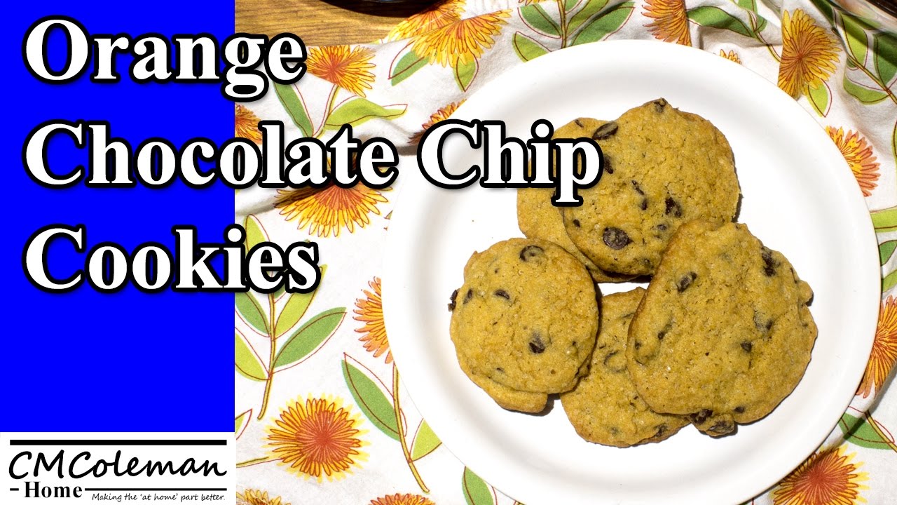 Orange Chocolate Chip Cookies Recipe