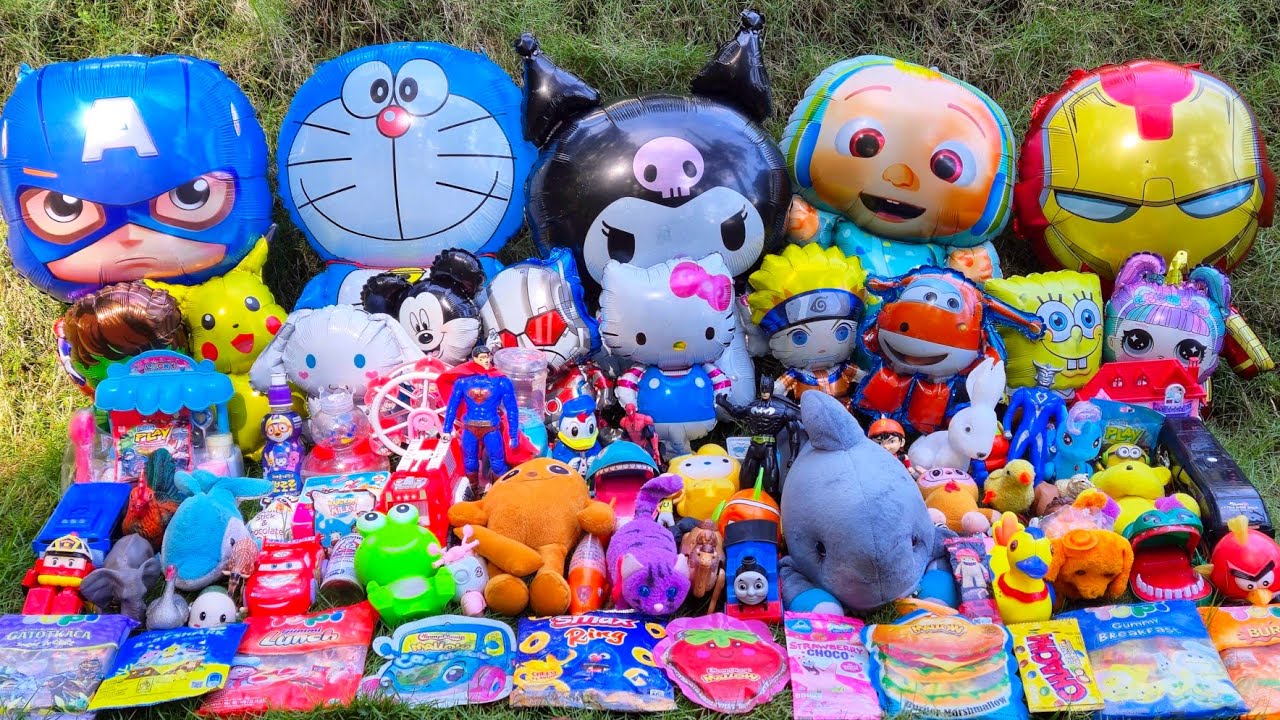 Hunting Es krim Balon  Masakan marsmello Yupi Baby shark Masya and The Bear Upin Ipin Bebek Gajah 26