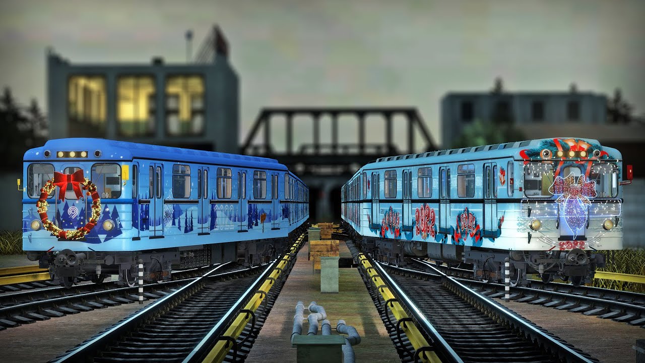 СИНХРОННЫЙ ВЫЕЗД ИЗ ДЕПО И ОЧЕНЬ СЛОЖНЫЙ ПОДЪЁМ | GARRY'S MOD METROSTROI