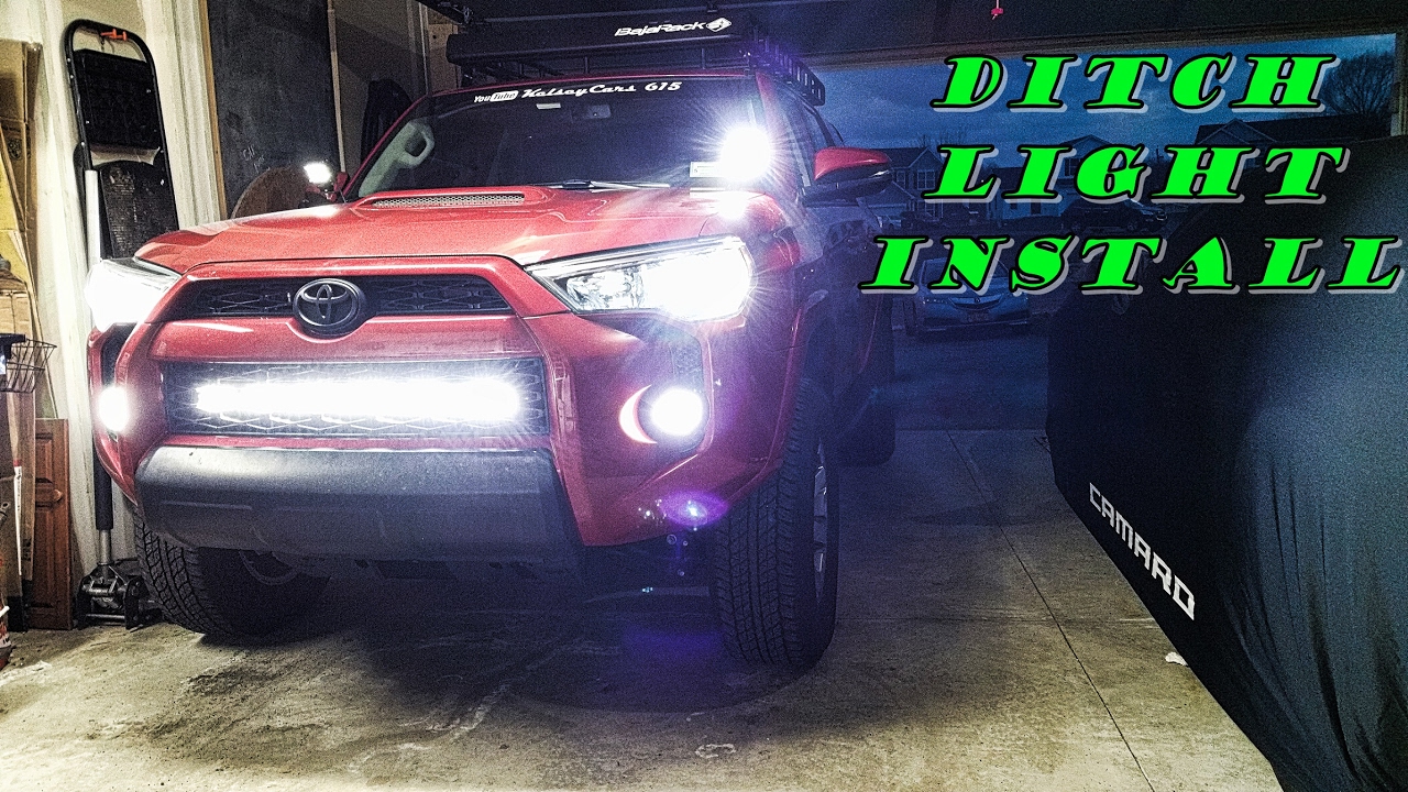 Gen5 4Runner Ditch Light Install
