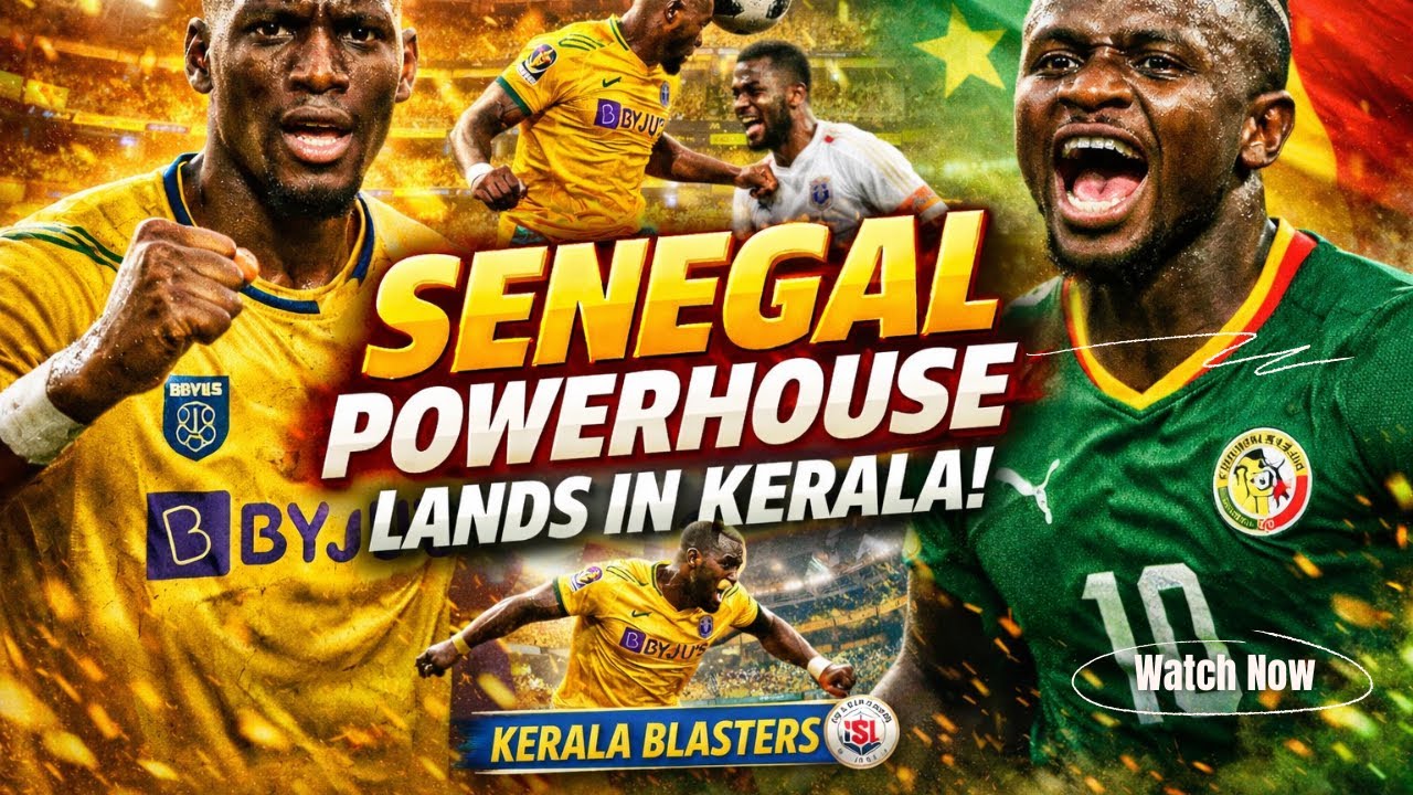 Who is Oumar Bah? 🛡️ Kerala Blasters' New Defensive Wall | Skills, Stats & Biography
