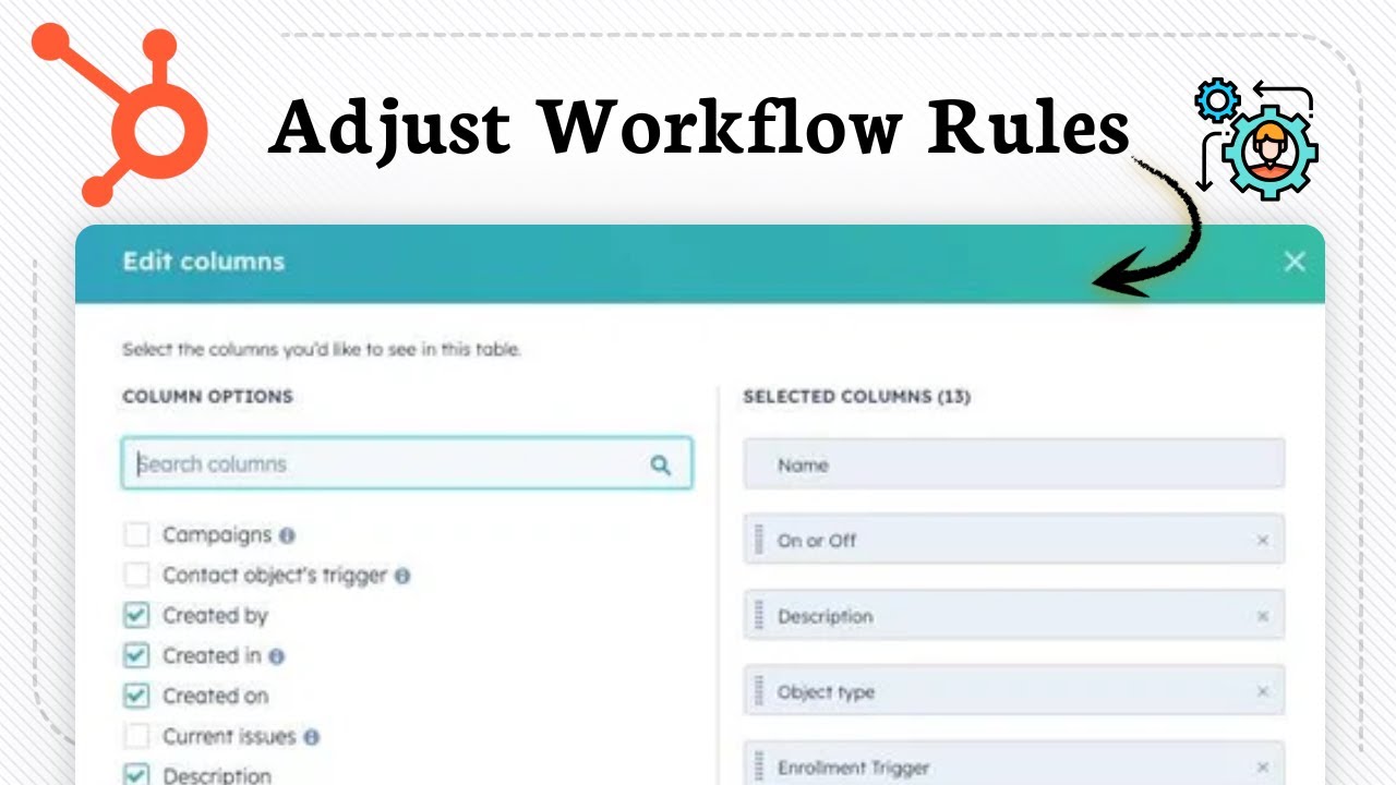How to manage workflow settings in HubSpot (Simple Workflow Controls)