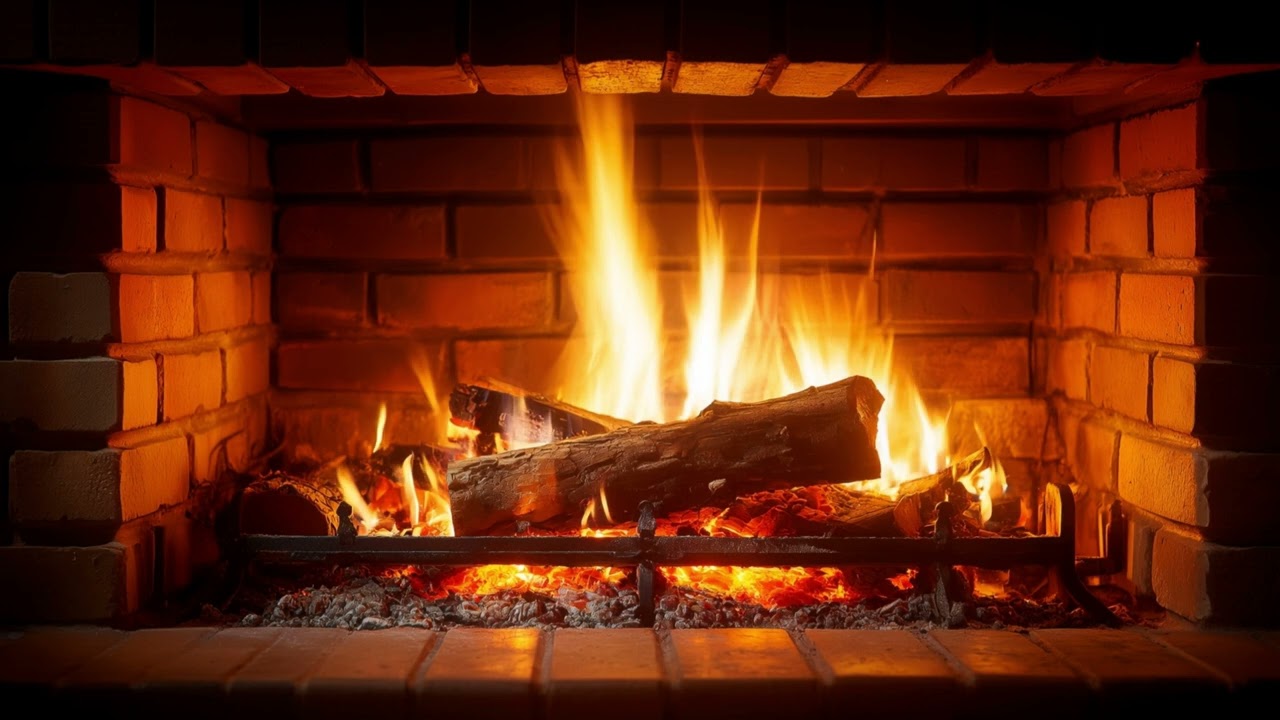 Legendary 10 Hours Fireplace (2026 Remastered, 4K)🔥🪵- Fire Crackling for Sleep, Relax, Work (no Ads)