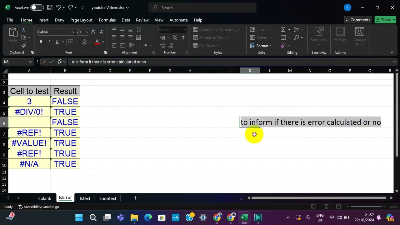 excelians 14 - IS functions