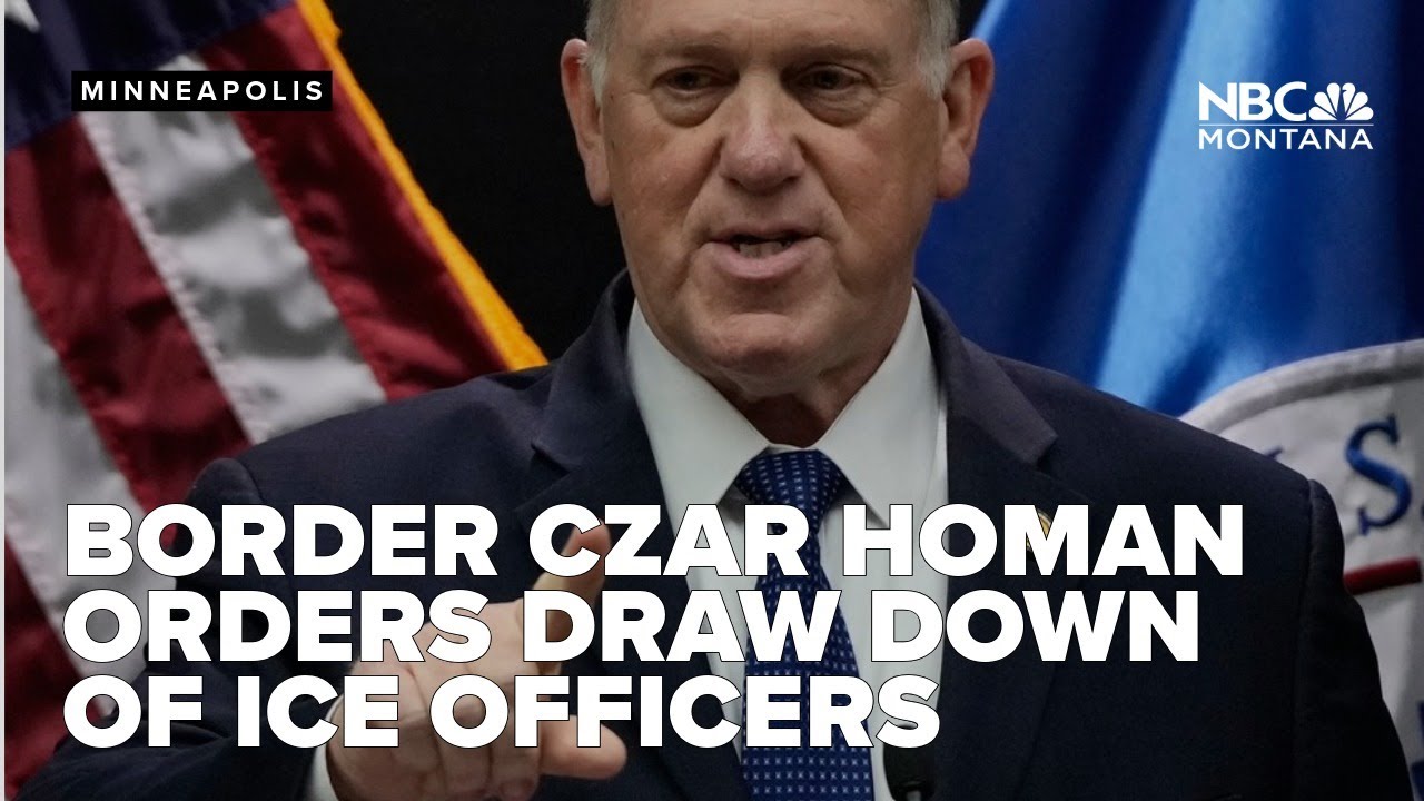 FULL PRESS CONFERENCE: Homan orders immediate drawdown of 700 officers from Minnesota