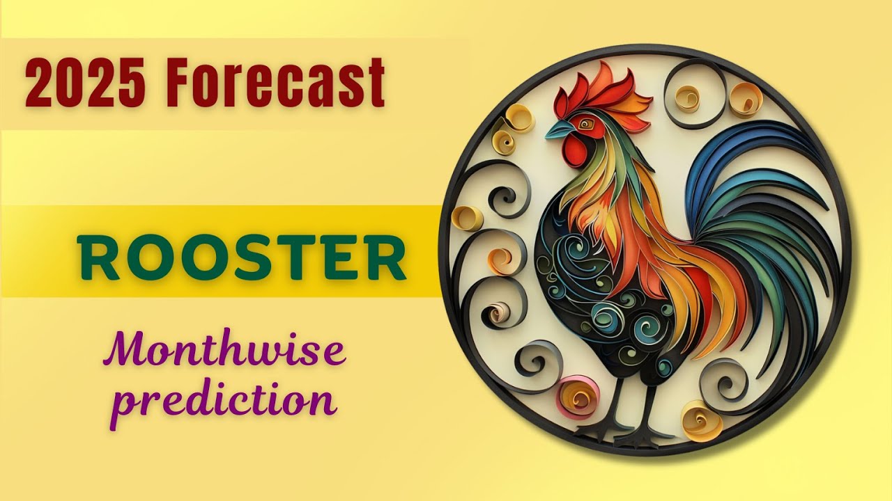 2025 Rooster Zodiac Sign - Monthwise Forecast || Wood Snake Year || Alan Stirling