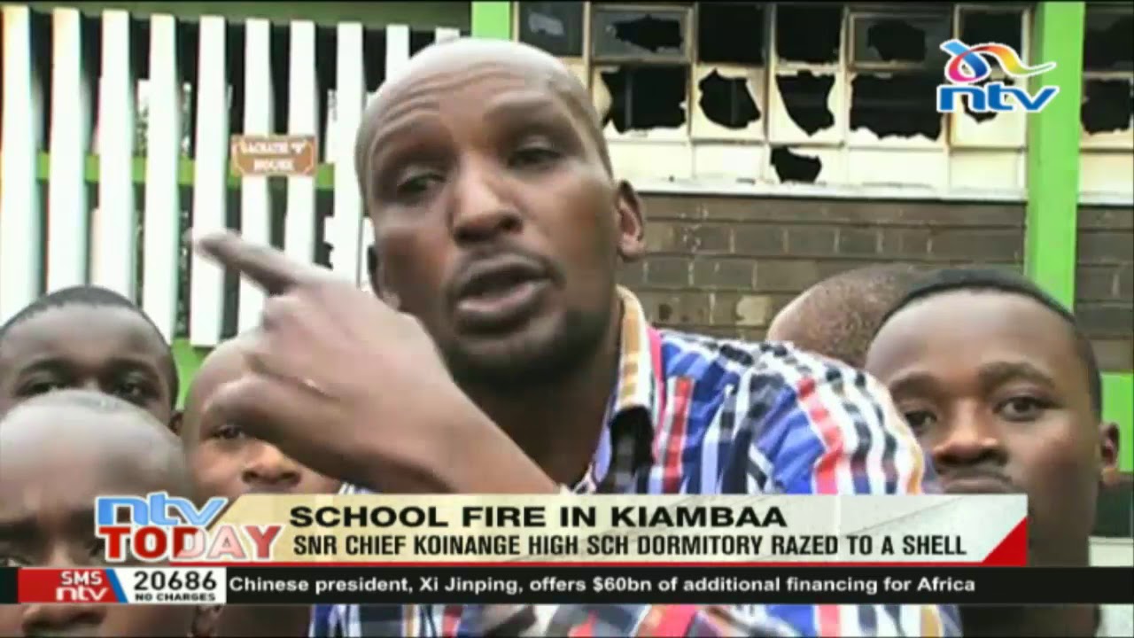 Senior Chief Koinange High School dormitory razed to a shell