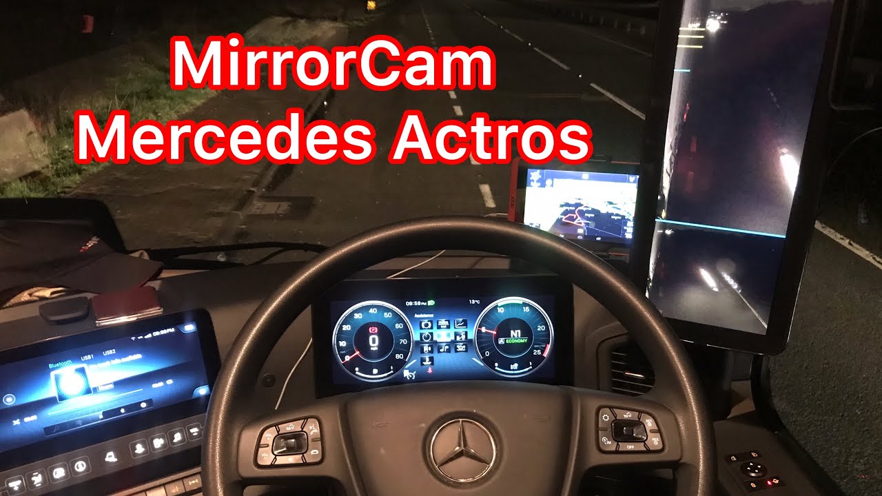 Mercedes Actros 2020 MirrorCam ( Would you dare to drive it )