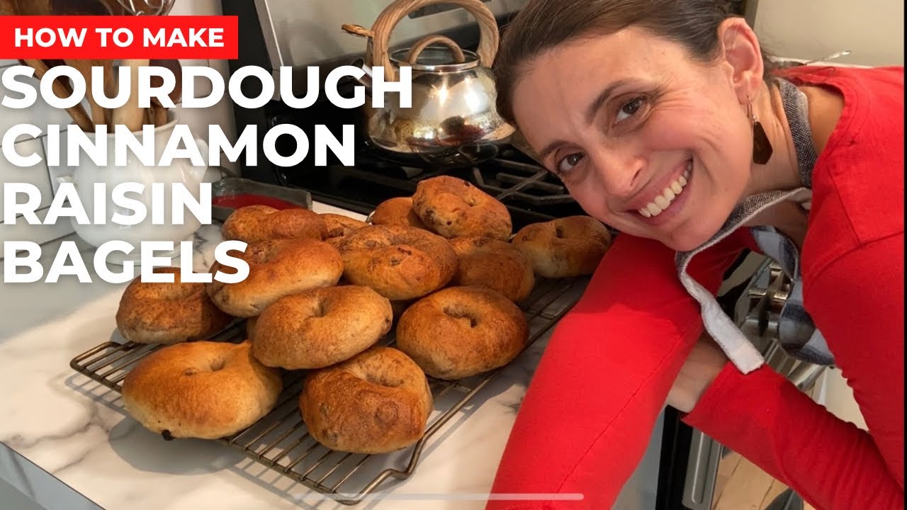 Bagels are simpler than they seem!  This is how I do a cinnamon raisin version.