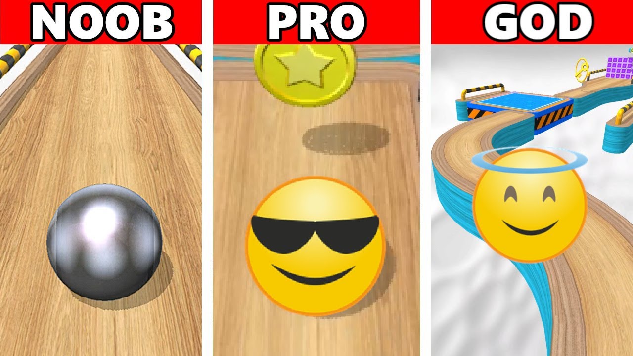 Going Balls - NOOB vs PRO vs GOD