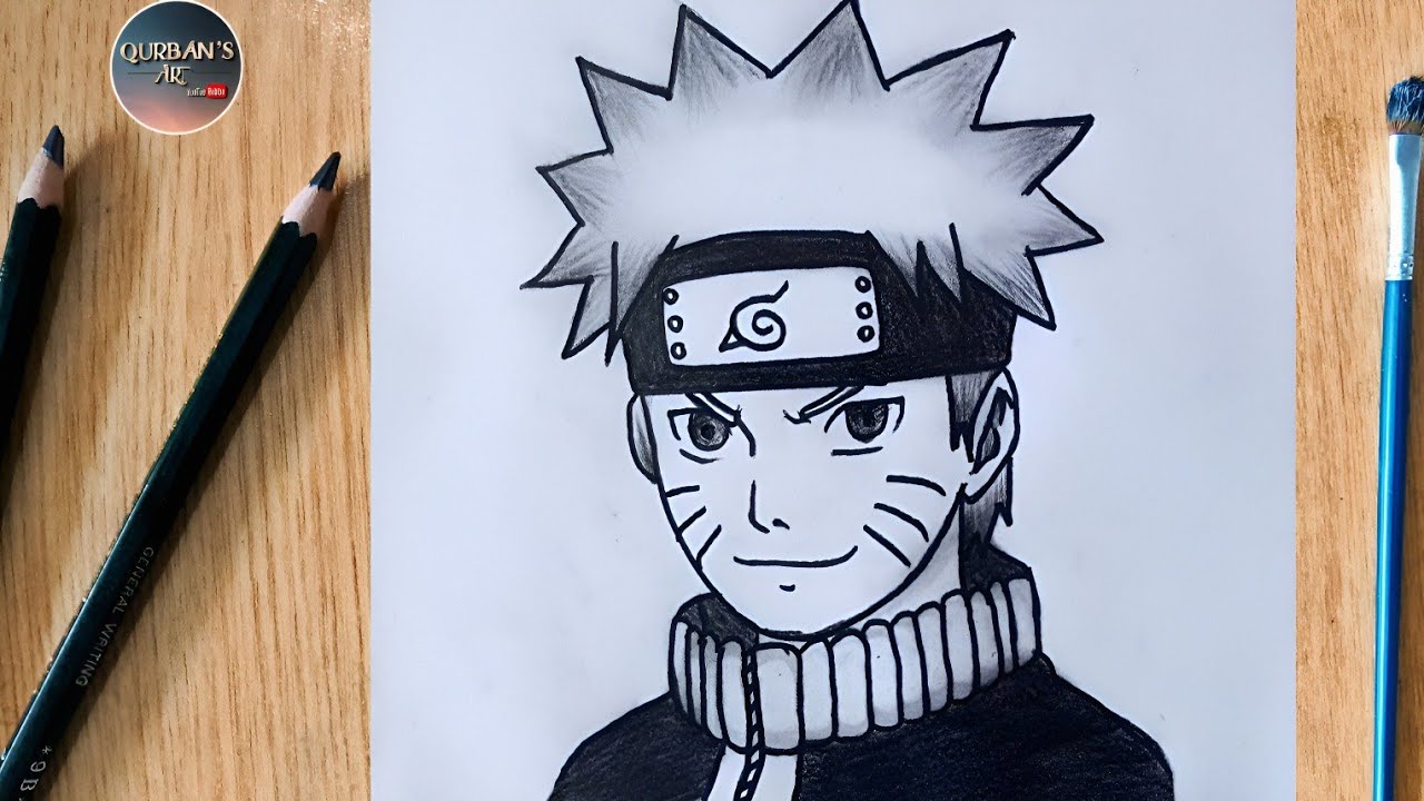 How to draw Naruto Uzamaki | Naruto Uzamaki drawing step by step | Easy Anime Drawing.