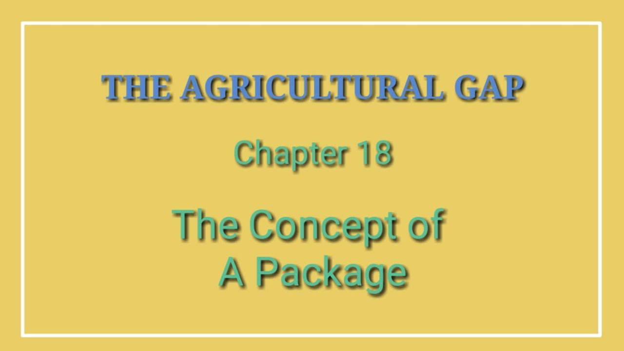 The Gap (18) - The Concept of A Package