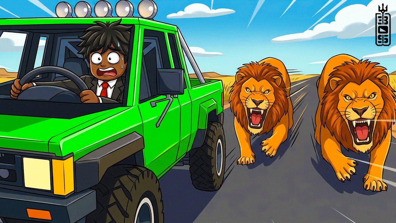 رحلة السفاري مع تيم عص🔥😨 - مابات المتابعين - Roblox A long safari trip