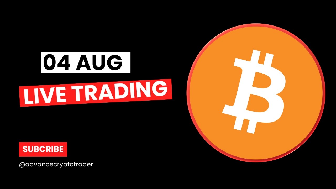 Gold And Crypto Live Trading || 04 AUG || Vivek Yadav #btc #crypto #gold