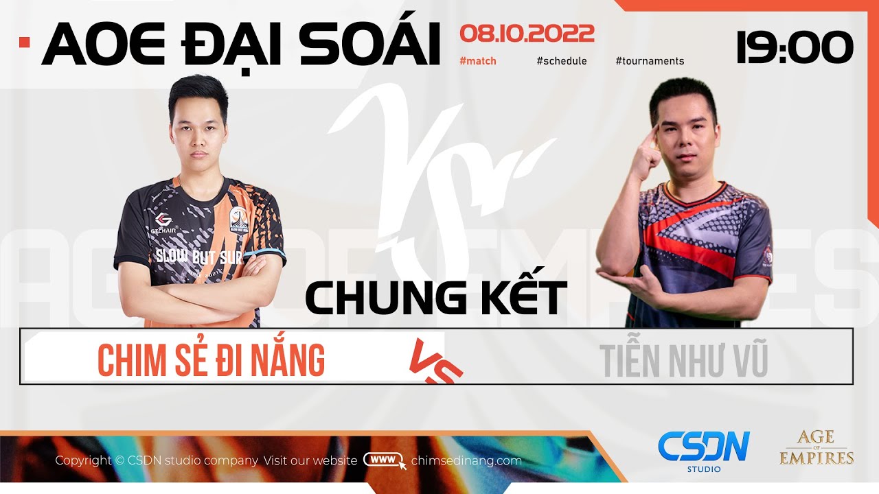 VÒNG CHUNG KẾT | Chim Sẻ Đi Nắng vs Tiễn Như Vũ | AOE ĐẠI SOÁI 2022 | 8/10/2022
