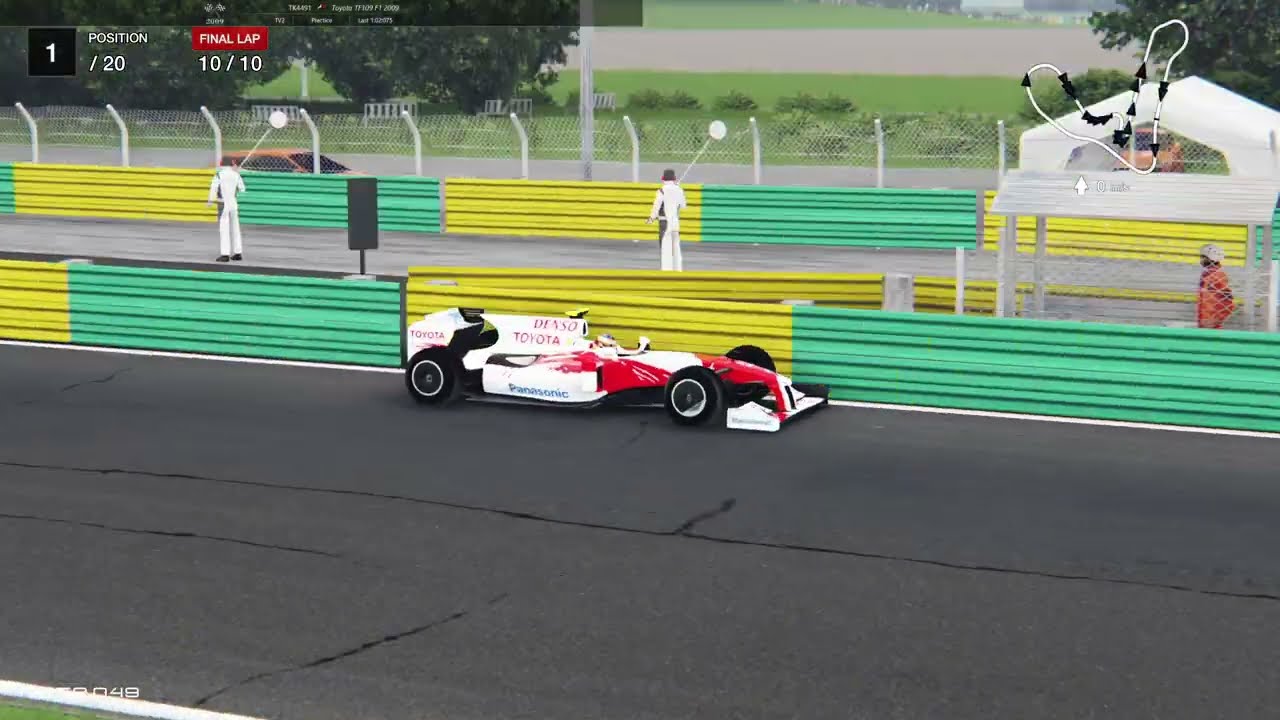 Assetto Corsa - Toyota TF109 F1 2009 @ Croft Circuit