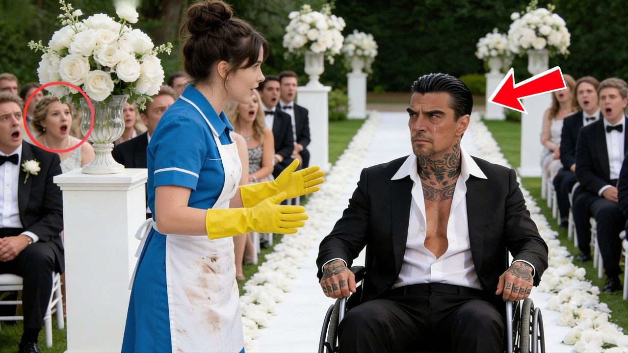 Paraplegic Mafia Boss Left At His Own Wedding — The Poor Maid Said: “Marry Me?”