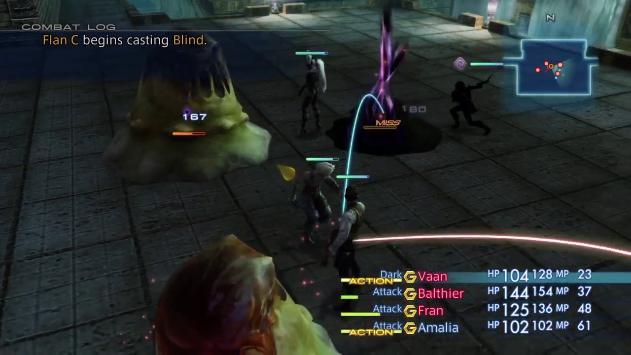 FFⅫ Low Level Game Flans After Meeting Amalia