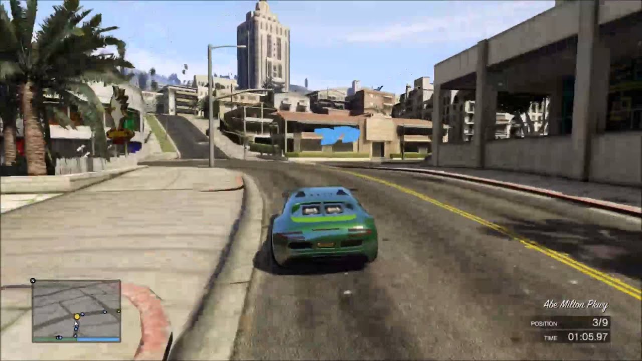 GTA 5 Custom Race 'EPIC RAMPS - McLaren'